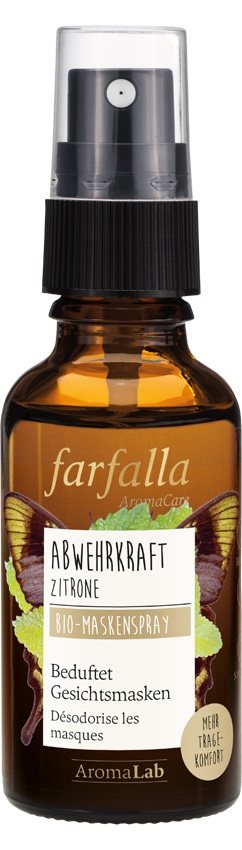 Farfalla Maskenspray Abwehrkraft Zitrone Bio (30 Ml)