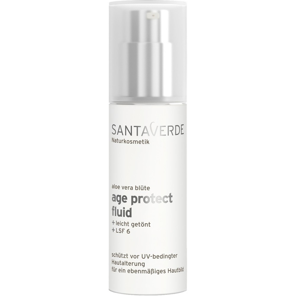 Santaverde Aloe Vera Age Protect Fluid Tined Factorspf6