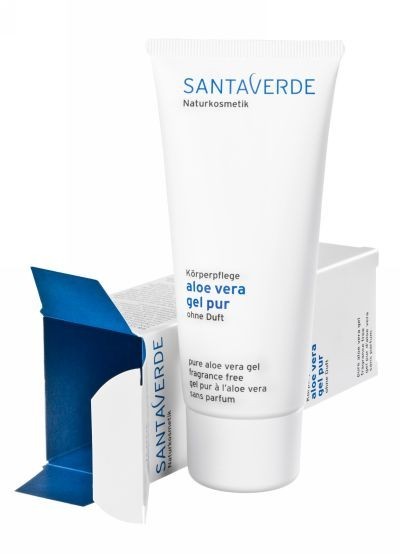 Santaverde Skin Care Body Care Aloe Vera Gel Pur 100 Ml