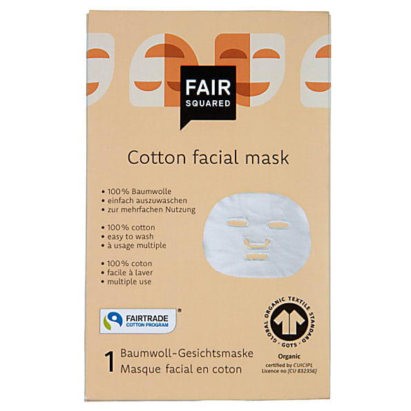 Fair Squared Organic Cotton Facial Mask 1 Pc