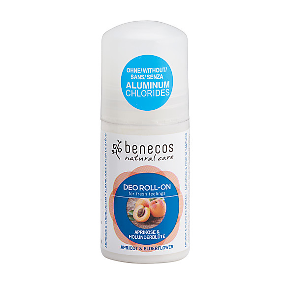 benecos Natural Deo Roll-On Aprikose & Holunderblüte 50 ml