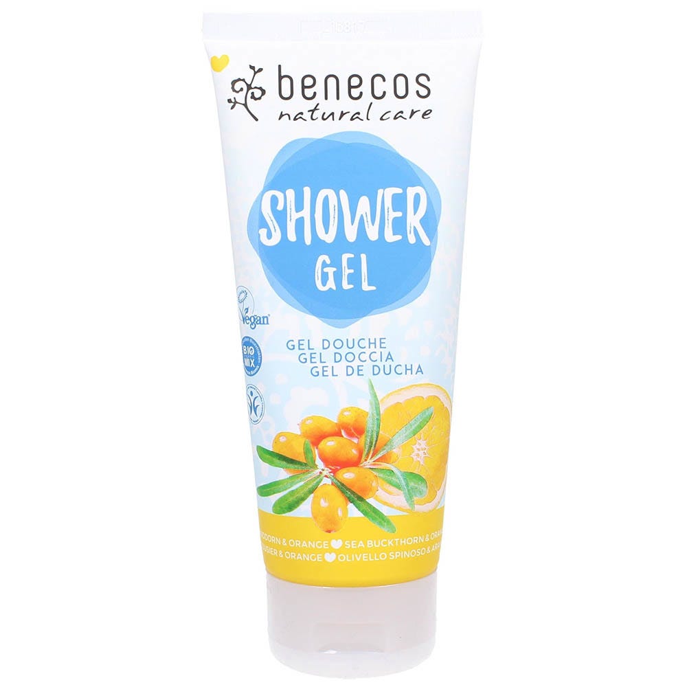 benecos Natural Shower Gel Sanddorn & Orange 200 ml