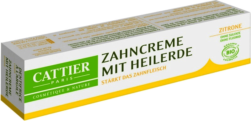 CATTIER Heilerde Zahncreme Zitrone