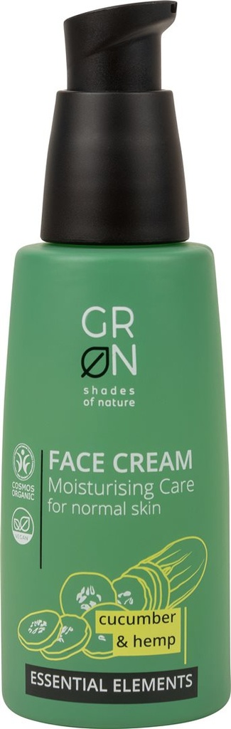 GRN [GRÜN] Face Cream Cucumber & Hemp