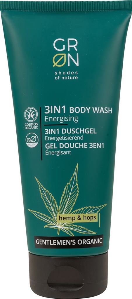 GRN [GRÜN] Men Body Wash 3in1 Hemp & Hops