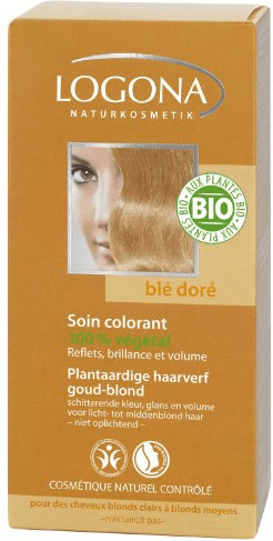 Logona Pflanzenhaarfarbe Pulver 010 Goldblond 150 ml
