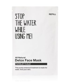 [STW_103_V2] STOP the WATER WHILE USING ME! Face Facial Care Parsley Kale Detox Face Mask Refill 50 Ml