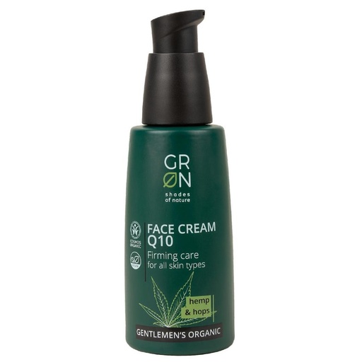 [GRN_320] GRN [GRÜN] Men Face Cream Q10 Hemp & Hops