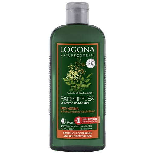 [LOG_193] Logona Farbreflex Shampoo Bio-Henna für rot-braunes Haar