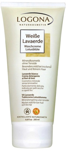 [LOG_140] Logona Weiße Lavaerde Waschcreme Lotus 200 ml